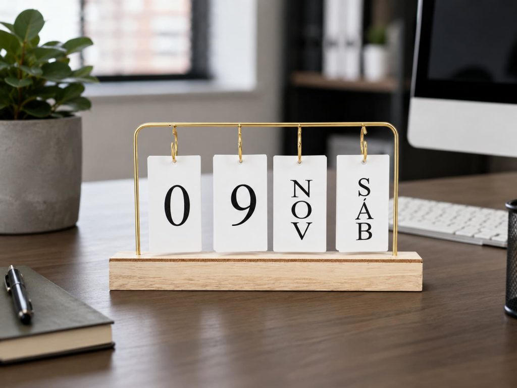 Calendário para mesa personalizado vale a pena?